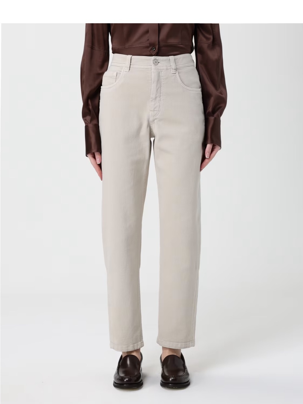 Brunello Cucinelli Classic The Baggy Jeans Tapered Leg size 2